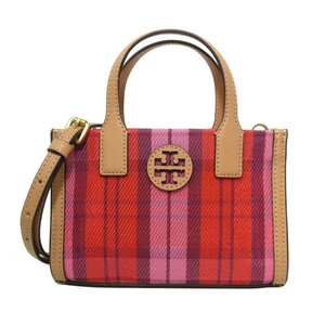 トリーバーチ TORY BURCH チェック柄 メッシュ ミニトート ミニバッグ 斜め掛け 150103 650 アウトレット レディース 