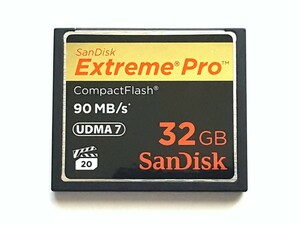 ☆美品☆ CFカード 32GB サンディスク エクストリームプロ SanDisk Extreme Pro コンパクトフラッシュ CompactFlash Card 