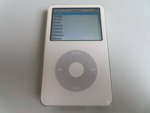 Apple iPod classic A1136 (第5世代) 30GB ホワイト MA002J 訳アリ