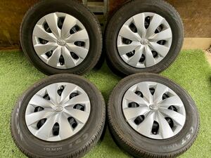 165/70R14 81T MARQUIS CST MR61 2022年製　バリ山4本セット　スチールホイール　14x5J 4Hx100 パッソ ヴィッツ アクア等