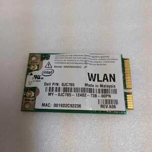 岐阜 即日発 送料63円 】 DELL 無線LANカード Intel WM3945ABG JP Wireless 管 WD167