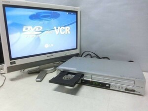 LG エルジー電子 DVD/VHS レコーダー DVCR-B100 2004年製 通電OK ジャンク品 NY1904