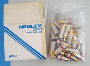 MOGAMI（モガミ）NEGLEX 7551 Hi-Fi RCAプラグ L/R 3ペア