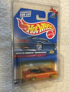 As1809-004　HOT WHEELS（ホットウィール） 1970 PLYMOUTH BARRACUDA（プリムス バラクーダ） コンバーチブル 1/64モデル