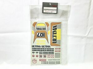 京商　ラジコン　ステッカー　UM-19 デカール(アルティマ)　KYOSHO　現状販売品　ラジコン　1円スタート★H