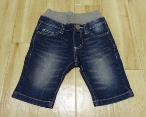 ◆ キッズ MPS デニムパンツ ハーフパンツ ◆ ジーンズ 子供 ジュニア 半ズボン サイズ 90 ◆ USED ◆