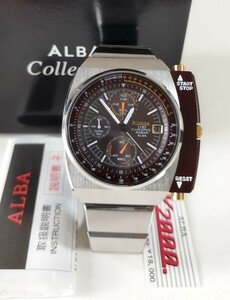 デッドストック　SEIKO　セイコー　ALBA　アルバ　クロノグラフ　AKA　K2000　ジウジアーロ　スピードマスター　腕時計　ジャンク　