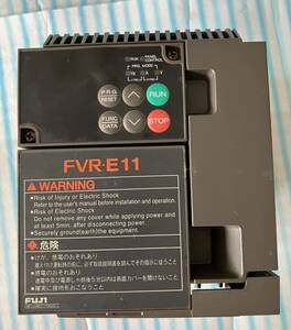 通電確認済　Fuji FVR1.5E11S-2 インバーター 
