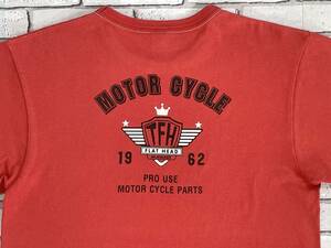 ＵＳＥＤ　フラットヘッド　THE FLAT HEAD　半袖Ｔシャツ　サイズ３８　TFH MOTOR CYCLE 