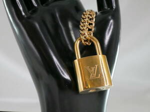 【全国送料無料】Louis Vuitton ルイヴィトン パドロック ネックレス 喜平ネックレス付