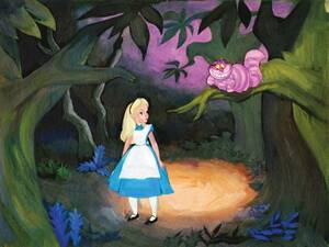 Disney Fine Art ディズニーファインアート ふしぎの国のアリス　チェシャ猫 限定 レア