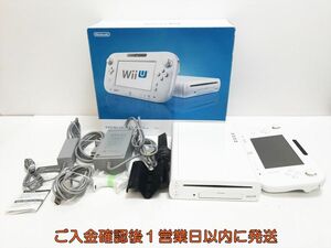 【1円】任天堂 WiiU プレミアセット 本体 セット 32GB ホワイト ニンテンドーWii U 初期化/動作確認済 M05-237yk/G4