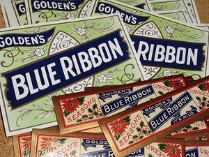 シガーラベル　 Blue Ribbon 　　 50枚