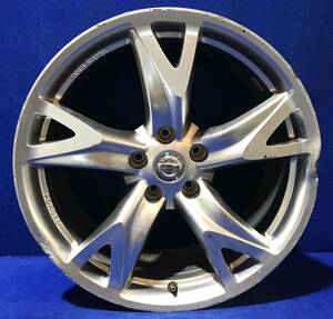 ジャンク出品!＊超レア! 希少!＊日産フェアレディZ z34＊純正ホイール＊19x9J/+47/114.3-5H＊フロントホイール＊1本＊鍛造!軽量!RAYS【03】