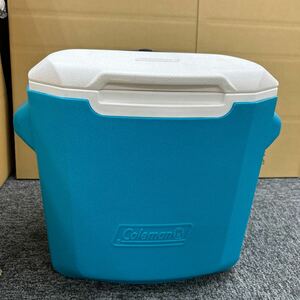 4. Coleman コールマン クーラーボックス　キャスター付　model 6220 ブルー キャンプ レジャー アウトドア 26L