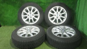 ◆ NEXTA アルミホイール スタッドレスタイヤ 14インチ 4本 5.5J PCD100 4穴 +48 165/70R14 81Q TOYO 残7.5㎜ 20年 中古 J193