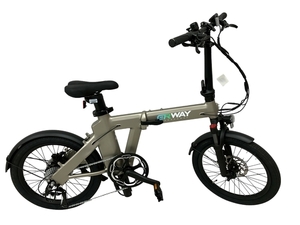 【動作保証】ERWAY ERWAY-A02 電動自転車 電動アシスト自転車 ゴールド 中古 楽 H8636021