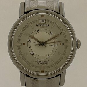 【ジャンク品】ロンジン LONGINES 希少 コンクエスト ヘリテージ セントラル パワーリザーブ 腕時計 自動巻き 【中古】