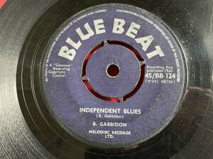 B GABBIDON / INDEPENDENT BLUES & FOR MY LOVE BLUE BEAT SKA 45 試聴