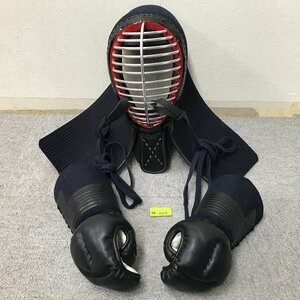 ★２８―００７★剣道防具　面 甲手 2点まとめて 武道 武道具 剣道用品 スポーツ 小手 籠手 サイズ不明(M・L前後) 詳細不明[100]