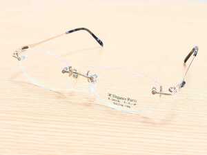 新品　Elegance Paris　エレガンスパリス　日本製　メガネ　眼鏡　高級感　オシャレ　上品　ツーポイント　軽い　ゴールド