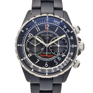 シャネル J12 スーパーレッジェーラ 腕時計 時計 セラミック 自動巻き メンズ 1年保証 CHANEL 中古 美品