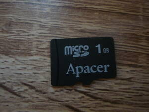 R★Apacer Micro SDカード 1GB ★送料84円