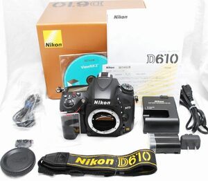 【超美品・メーカー保証書 付属品完備】Nikon ニコン D610