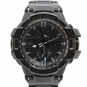 ■ 1円 ～ 正規 中古 参定7.1万■ カシオ CASIO ■ G-SHOCK GW-A1000FC スカイコックピット ■箱保 タフソーラー オールブラック 黒 メンズ