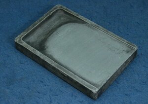 中国の古硯 (清) 歙州 長方淌池硯 細羅文 17×11.3×2.2CM 唐物 文房具 文房四宝 書道用品 中国美術工芸品 画材