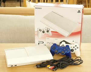 SONY ソニー PlayStation3 プレイステーション3 PS3 クラシックホワイト CECH-4000B LW コントローラー2個付属 250GB ゲーム機 1027113