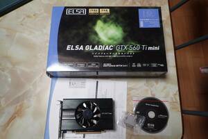 ELSA GLADIAC GTX 560 Ti mini NVIDIA GeForce GTX 560 Ti 中古品 送料込み！