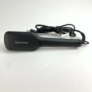 FUZ【中古品】 SALONIA サロニア SL-012BK ストレートヒートブラシ ヘア ブラック 箱なし 〈101-240131-YY-27-FUZ〉