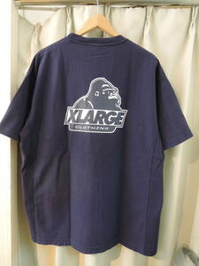 X-LARGE エクストララージ XLARGE×Champion REVERSE WEAVE S/S POCKET TEE 紺 L 人気商品 送料￥230～　