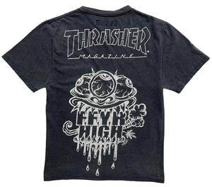 ファイトフォーユアライト FIGHT FOR YOUR RIGHT SAD サッド THRASHER スラッシャー Tシャツ 半袖 SM 杢ブラック