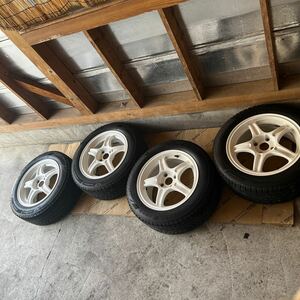 激レア　ヴィッツレースホイール　TRD TF3 15インチ　7J +48 PCD100 4穴　ブリヂストンVRX3 195/55R15