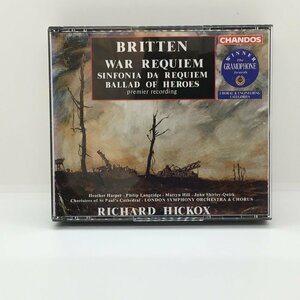 ヒコックス / BRITTEN ブリテン : 戦争レクイエム 他 ▲2CD CHAN 8983/4 // RICHARD HICKOX