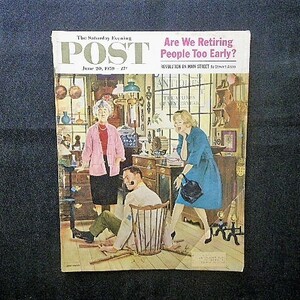 1959年 The Saturday Evening Post■John Falter イラスト George Hughes/Austin Briggs/Coby Whitmore■ローヤルクラウン・コーラ 広告