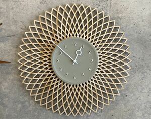 Geometric Wall clock(検 ビンテージ,ミッドセンチュリー,イームズ,50