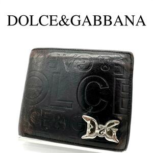 DOLCE&GABBANA ドルチェアンドガッバーナ 折り財布 ワンポイントロゴ