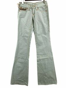 TRUE RELIGION トゥルーレリジョン タグ付き フレア パンツ size25/青系 ■◇ ☆ ebb9 レディース