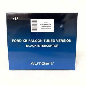 w16★1円〜 内未開 AUTOart オートアート 1/18 Ford フォード XB ファルコン チューンド・バージョン ブラック・インターセプター