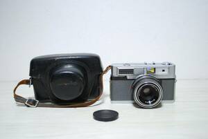 MINOLTA ミノルタ uniomat ユニオマット ROKKOR 1:2.8/45 レンジファインダー ケース付き 現状品／検索用 アンティーク【05019】