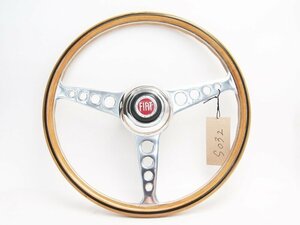 超レア希少 ナルディ 35φ フラットウッドステアリング FIAT 当時物 中古 極上品