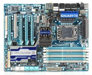 美品 GIGABYTE GA-X58A-UD7 マザーボード Intel X58 LGA 1366 ATX DDR3