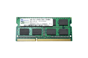 SODIMM 4GB PC3-12800 DDR3-1600 204pin SO-DIMM Macメモリー 5年保証 相性保証付 番号付メール便発送