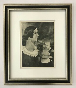 【特価】　≪　　マルク・シャガール　　≫　　コロタイプ版画　　A MA FEMME　　1928年　　MARC　CHAGALL