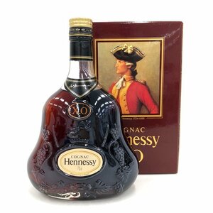 Hennessy　ヘネシー　XO　コニャック　金キャップ　クリアボトル　700ml　箱付き　未開栓　国外酒【CDAZ3001】