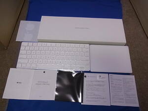 Apple Magic Keyboard(A1644) ＋Magic Trackpad(A1535) セット