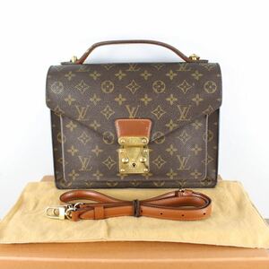 LOUIS VUITTON M51185 SR1101ルイヴィトンモンソーモノグラム柄2wayショルダーバッグ（ベタ無し）